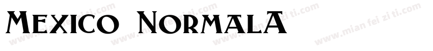 Mexico NormalA字体转换